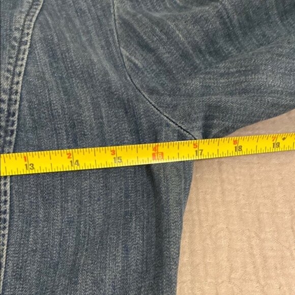 ALEXA CHUNG. Blue Puff Sleeve Sheath Dress. Size 8 - Picture 10 of 12